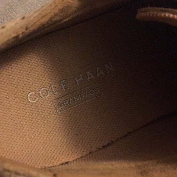 Cole Haan Mens suede oxford wing tip 8.5 - Picture 7 of 8